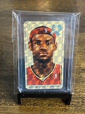 2003 Lebron James Rookie Tobacco Card Very Rare Gold Variety Cavaliers. rookie card picture