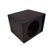 Car Audio Single 10 Ported Rhino Subwoofer Enclosure Bass Stereo Speaker Sub Box