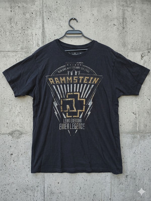 Rammstein ''Legende'' T-Shirt Herren Large - Official Merch Black Band Tee EUC