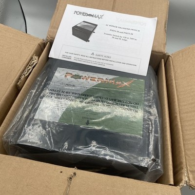 PowerMax PMTS-50LK Automatic Transfer Switch 50 Amp 120 / 240 VAC