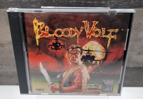 Bloody Wolf TurboGrafx 16 1990 CIB Complete Tested Turbo USA NEC Authentic Boxed