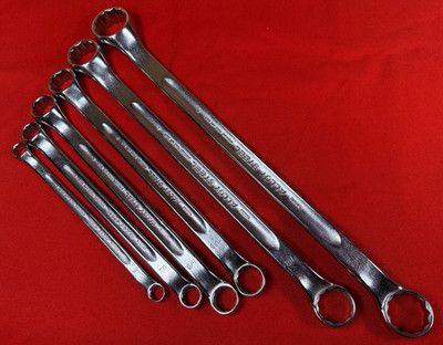 NOS 6 pc Vintage Stahlwille SAE Box End Wrench Set 23 Corona Series 3/8 - 1-1/8''