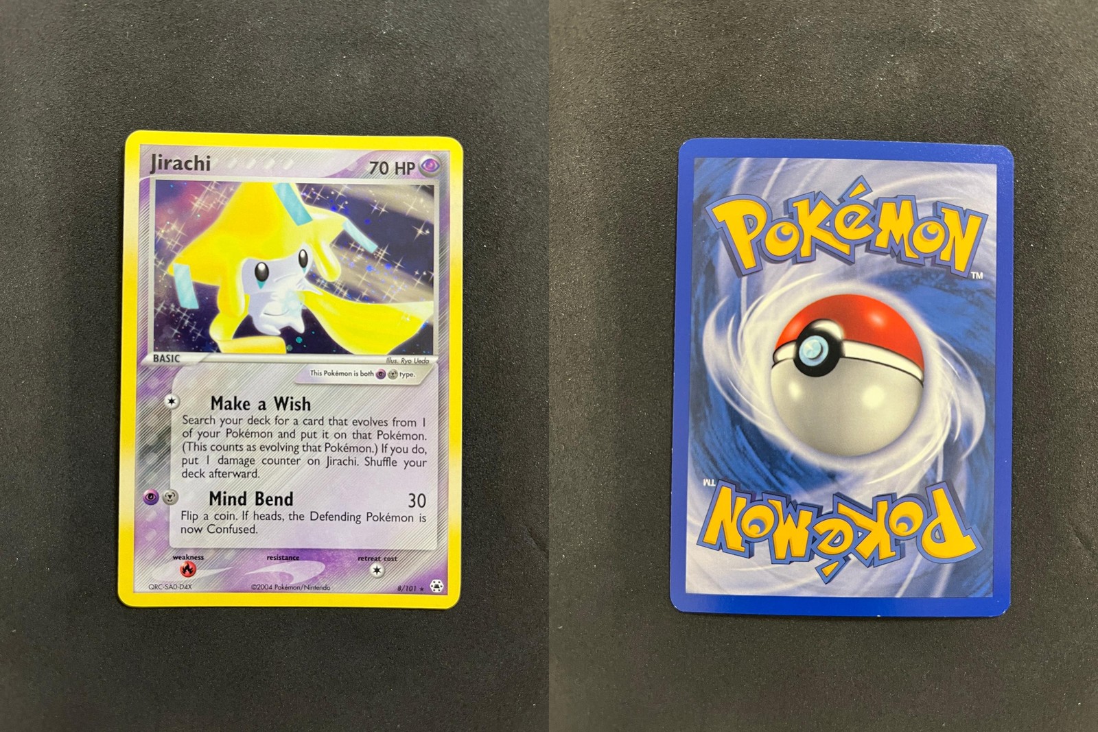 POKEMON UNGRADED JIRACHI 8/101 HOLO R EX HIDDEN LEGENDS HOLO NM