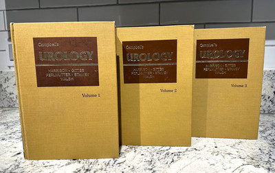 CAMPBELL'S UROLOGY 1978 Volumes 1-3 Hardcover By Harrison Medical Text Books