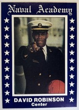David Robinson Naval Academy Basketball Card