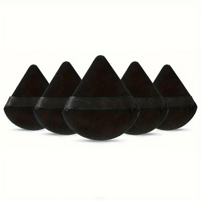 5PCS Triangular Makeup Sponge Puff for Loose Powder Liquid Foundation Multicolor