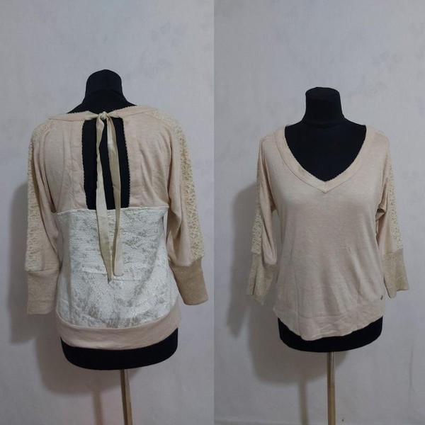 Women Liu Jo Top Gold Lace 36