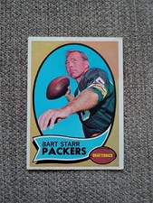 1970 Topps Football #30 Bart Starr - Green Bay Packers HOF Excellent 