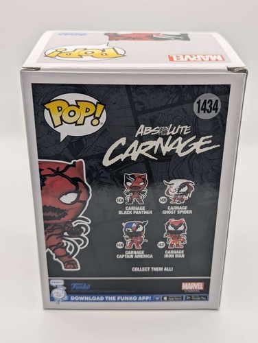 Carnage Black Panther | Absolute Carnage | Funko Pop Marvel | #1434 - Imagen 6 de 8