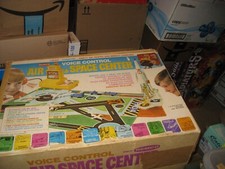 1960s Remco Voice Control Air Space Center 741 VG W/Box, Records, Player