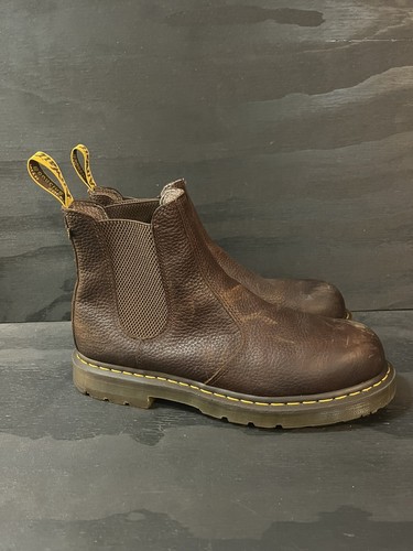 Dr. Martens Fellside Mens Size 13 Chelsea Steel Toe Work Boots Brown F2513-11