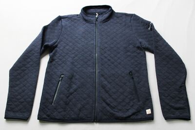 Marine Layer Men's L/S Embroidered Corbet Full Zip Jacket AR8 Navy Small