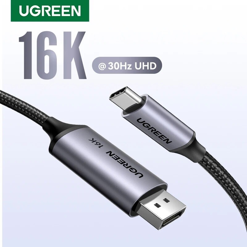 UGREEN USB Type C 16K Displayport Cable Thunderbolt4 60Hz 40Gbps For  MacBook
