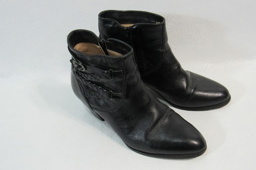 Hardy Boots Mens Black Size 8 D Vintage  - Afbeelding 1 van 7