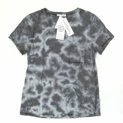 Thread 4 Thought Small black distressed wash Look $68 Pocket Tee TOP S NWT New