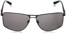 Police Flash Men's Polarized Sunglasses Gunmetal Made in Italy Black 250 NEW