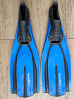 MARES PLANA AVANTI TRE FULL FOOT DIVING SNORKELING FINS -  SMALL 3.5-4.5 BLUE — photo 1