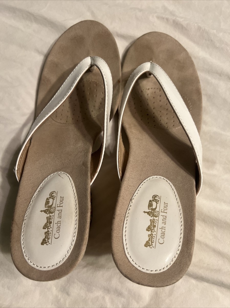 Coach Men’s Union Leather White,Brown Whip Stitched Detail At The Heel. Size 9.5 Coach sneakers High Line PRM EU main image 4