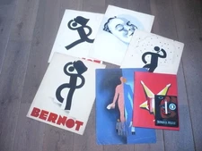 5 WATERCOLOR DRAWINGS MODELS ADVERTISING BY RAVO POSTERISTE 