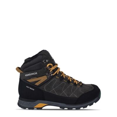 Karrimor Mens Walking Boots Waterproof Trail Shoes Hot Rock Lace Ankle High  Grip UK