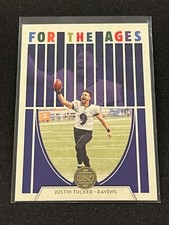 2022 Panini Legacy Football Justin Tucker For The Ages #FA-17 - Baltimore Ravens