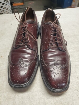 Wright Wingtip Oxford Brogue Shoes Vintage Classic Mens 10.5  display picture 2