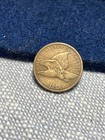 (#101179)  Flying Eagle Cent: 1858 Small Letters #2  VF details. — photo 1