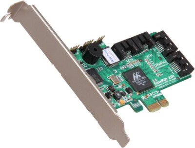 HighPoint RocketRAID 2300 PCI Express SATA II 4 Port Controller Card TESTED