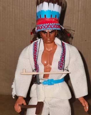 Figurine Big Jim - Karl May Indien Avec Accessoires - 1973 - Mattel ? - Occasion