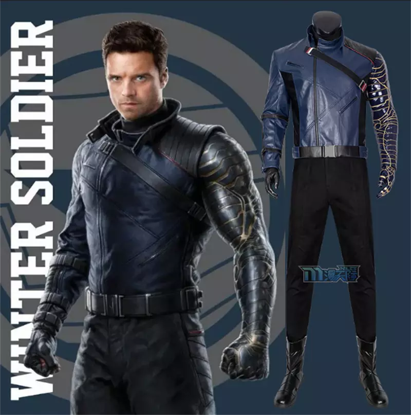 Bucky Barnes Cosplay Costume Set - Clothing