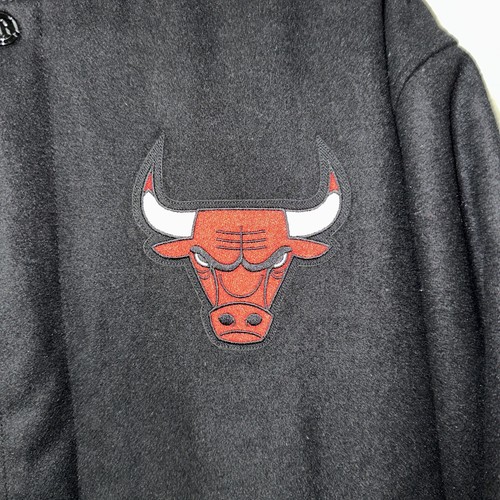 Chicago Bulls JH Design Wool Reversible Black Jacket Men’s Size XL New W/Tags - Picture 4 of 19