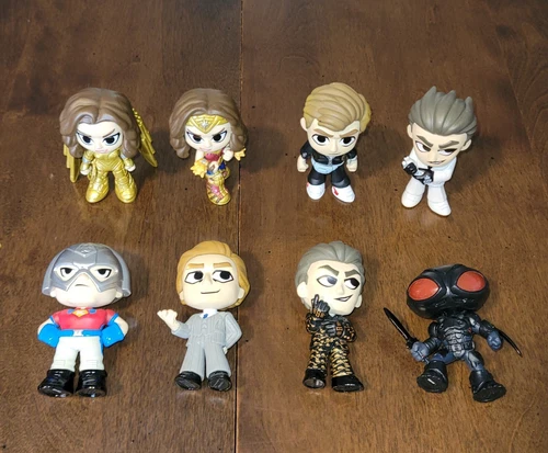 Lot of 8 Funko Mystery Mini DC Comics Vinyl Figures no dupes