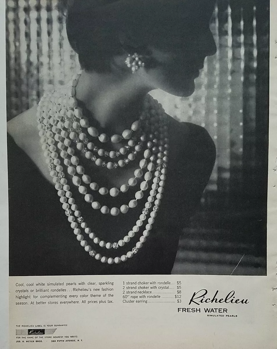 Richelieu Signed 3 Strand Pearl Necklace - Julia McKee