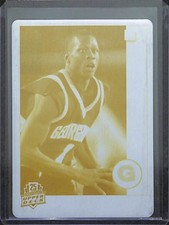 2014 Upper Deck UD 25th Anniversary Yellow Printing Plate #73 Allen Iverson 
