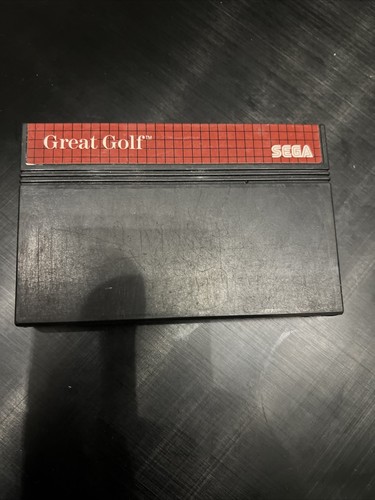 Jeu Great Golf – Sega Master System – Cartouche En état Correct