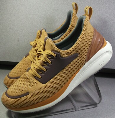 256560 MS50 TR1-LUXE MEN SHOE 11 M MARIGOLD KNIT SNEAKER BY JOHNSTON & MURPHY
