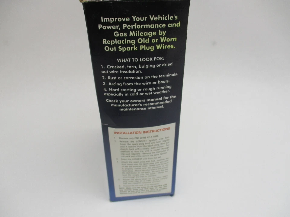 Juego de cables de bujía American Ignition Wire FM712 silicona de alta temperatura Foto 2 de 3