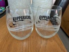 Pair Of Genuine Kopparberg Premium Gin Rocking Glass Brand New 470ml 47cl