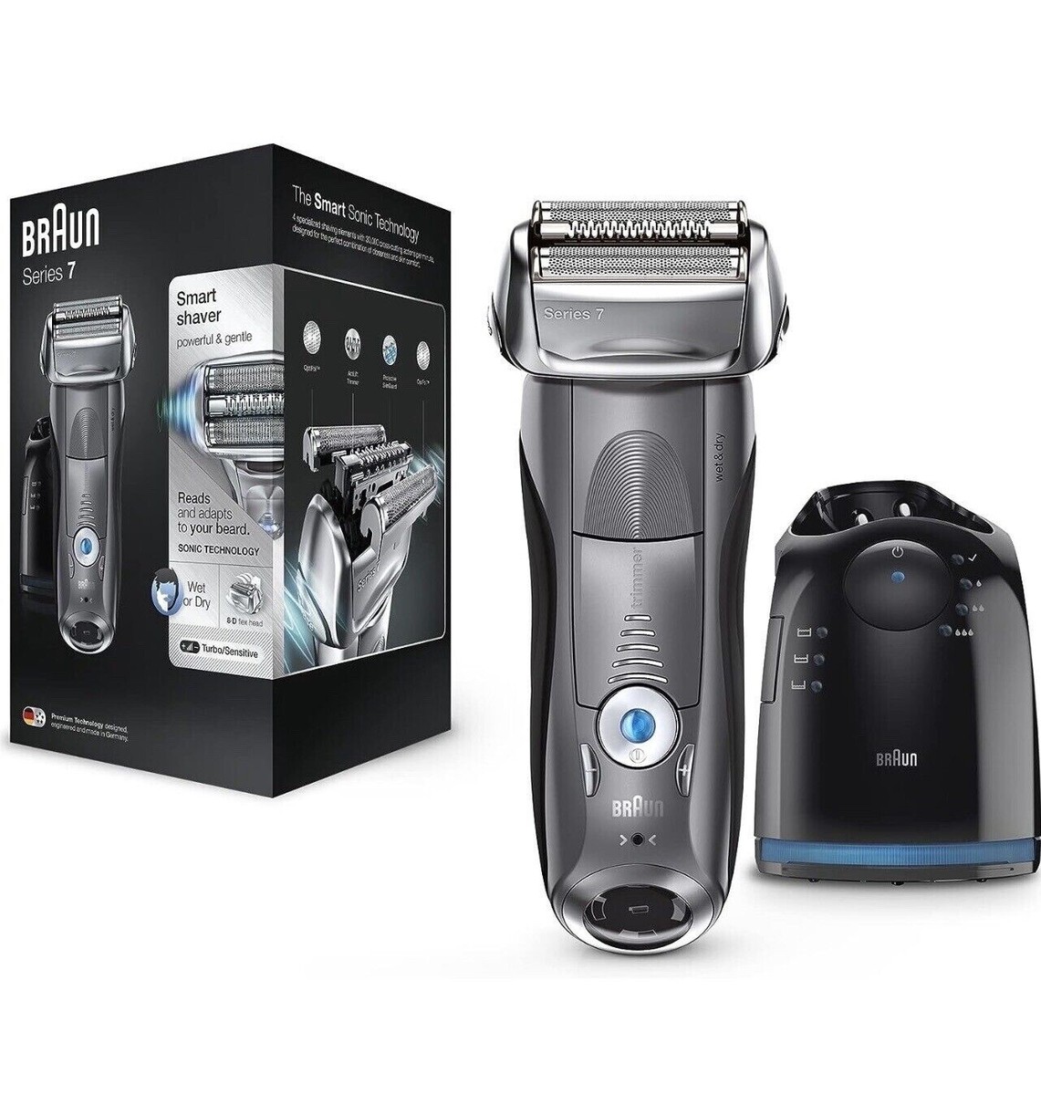 Braun Series 7 7865CC Wet & Dry Smart Shaver | eBay UK