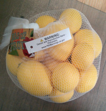 NEW LOT of 16 count fake faux decorative crafts FRUIT LEMONS assorted sizes