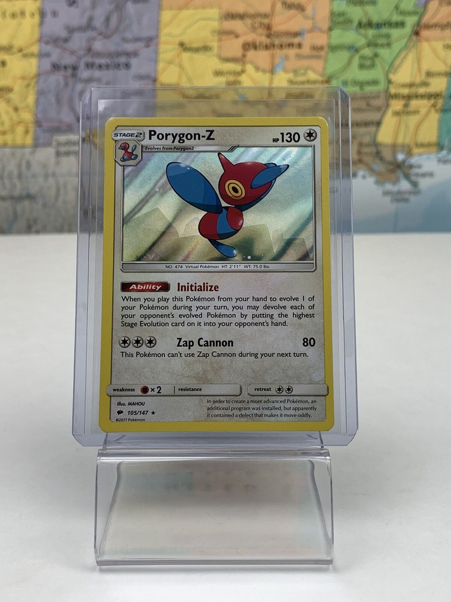ポケモン SHIPS SAME DAY Pokemon Card NM/M Porygon-Z 105/147 Holo Stage 2