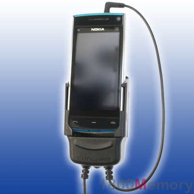 Carcomm Power Cradle for Nokia X6 Mobile Car Charger Kit with Antenna Coupler