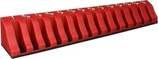 Mechanics Time Saver Standard Magnetic Wrench Holder Rack 1/4"-1" SAE MWH14SR