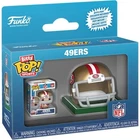 Funko Bitty POP! San Francisco 49ers NFL Mini-Helmet + Mini-Player