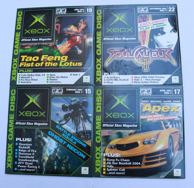 XBOX Game Disc Vol 15, 17, 19, 22 Lot Of 4 Cds Pre Owned