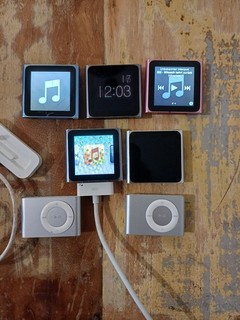 5 x Apple iPod Nano 6. Generation & 2 x Apple iPod Shuffle gepflegt