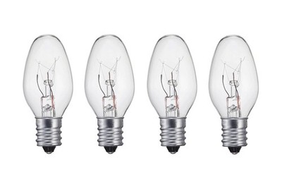 FamilyMaid Clear Night Light Bulbs - 4PC 