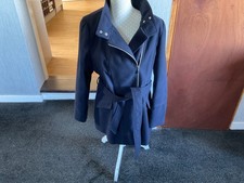 Ladies Dark Blue The Collection [Debehams] Coat size 16