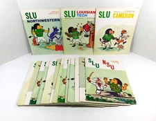 Lot of (18) Assorted 1975 Southeastern Louisiana SLU College Football Programs
