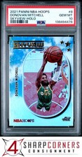 2021 PANINI NBA HOOPS SKYVIEW HOLO #8 DONOVAN MITCHELL POP 2 PSA 10